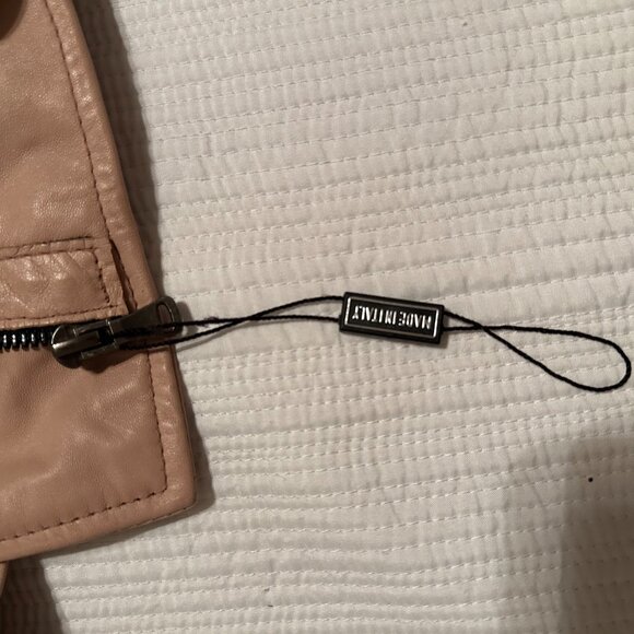 Lavorazione Artigianale Vera pelle (Made in Italy) Blush Pink Leather Jacket - Picture 2 of 7